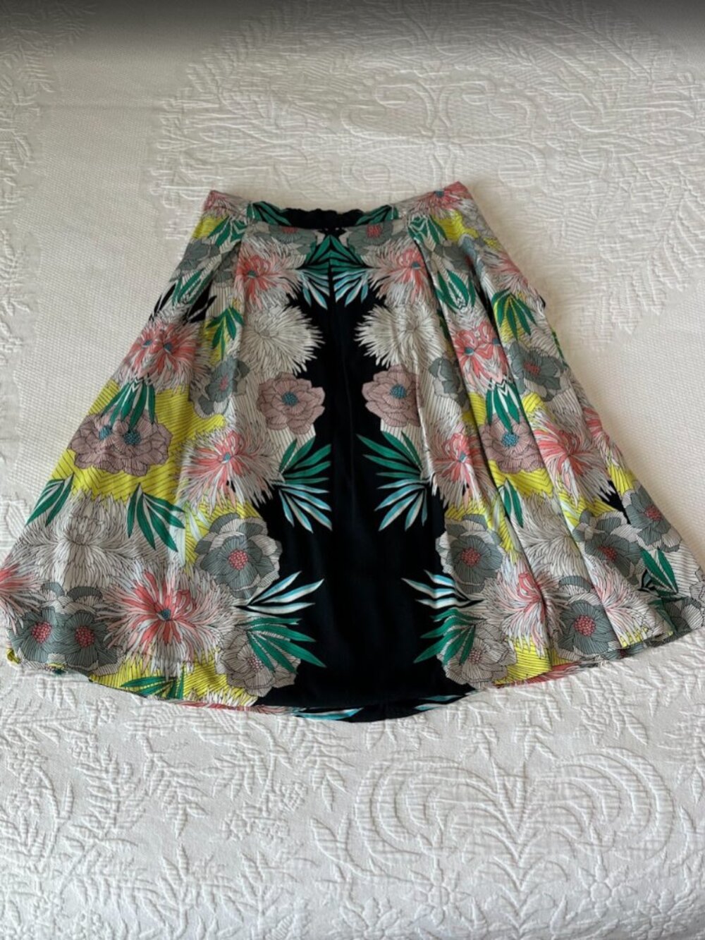 CoreyLynnCalter Anthropologie Floral Skirt Sz 4